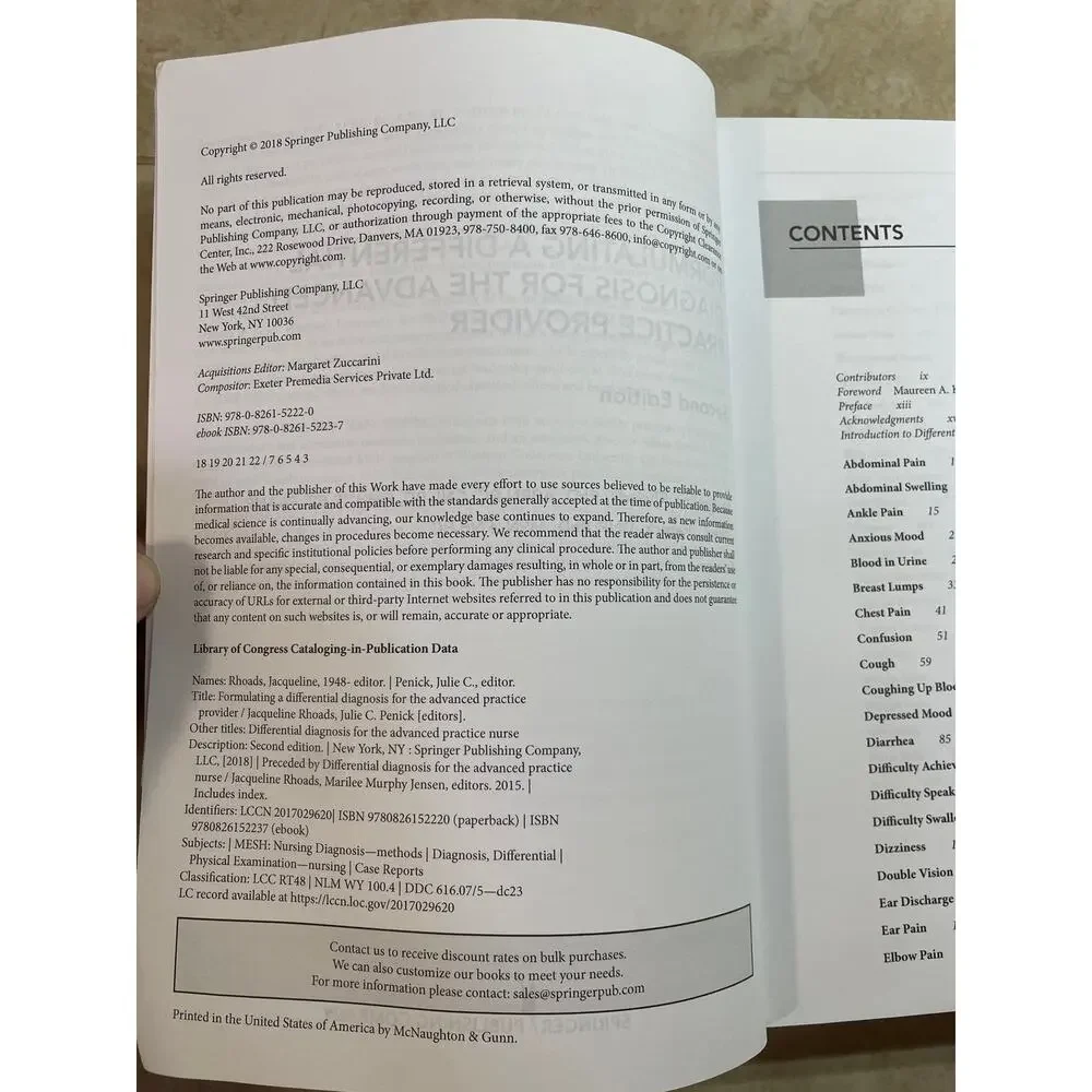 Formulating a Differential Diagnosis Advanced Practice Provider 2nd Ed Book 2018